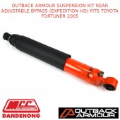 OUTBACK ARMOUR SUSPENSION KIT REAR ADJ BYPASS (EXPD HD) FITS TOYOTA FORTUNER 05+